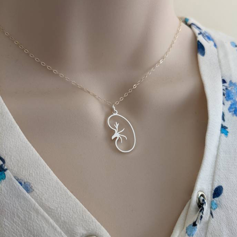 Kidney Disease Awareness Pendant Necklace 