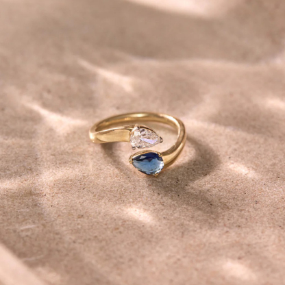 After All Soulmates Always End Up Together Open Birthstone Ring