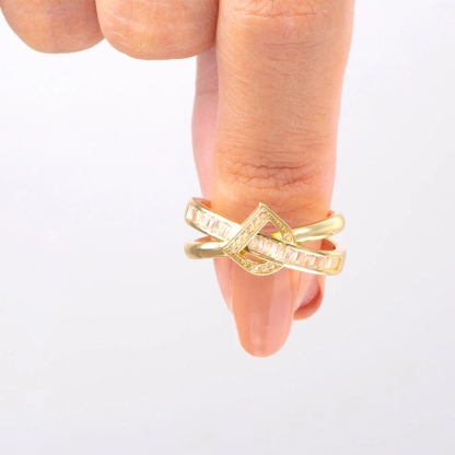 To My Daughter D Knot Ring