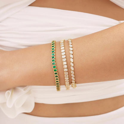 Kidney Disease Awareness Strength and Unity Tennis Bracelet