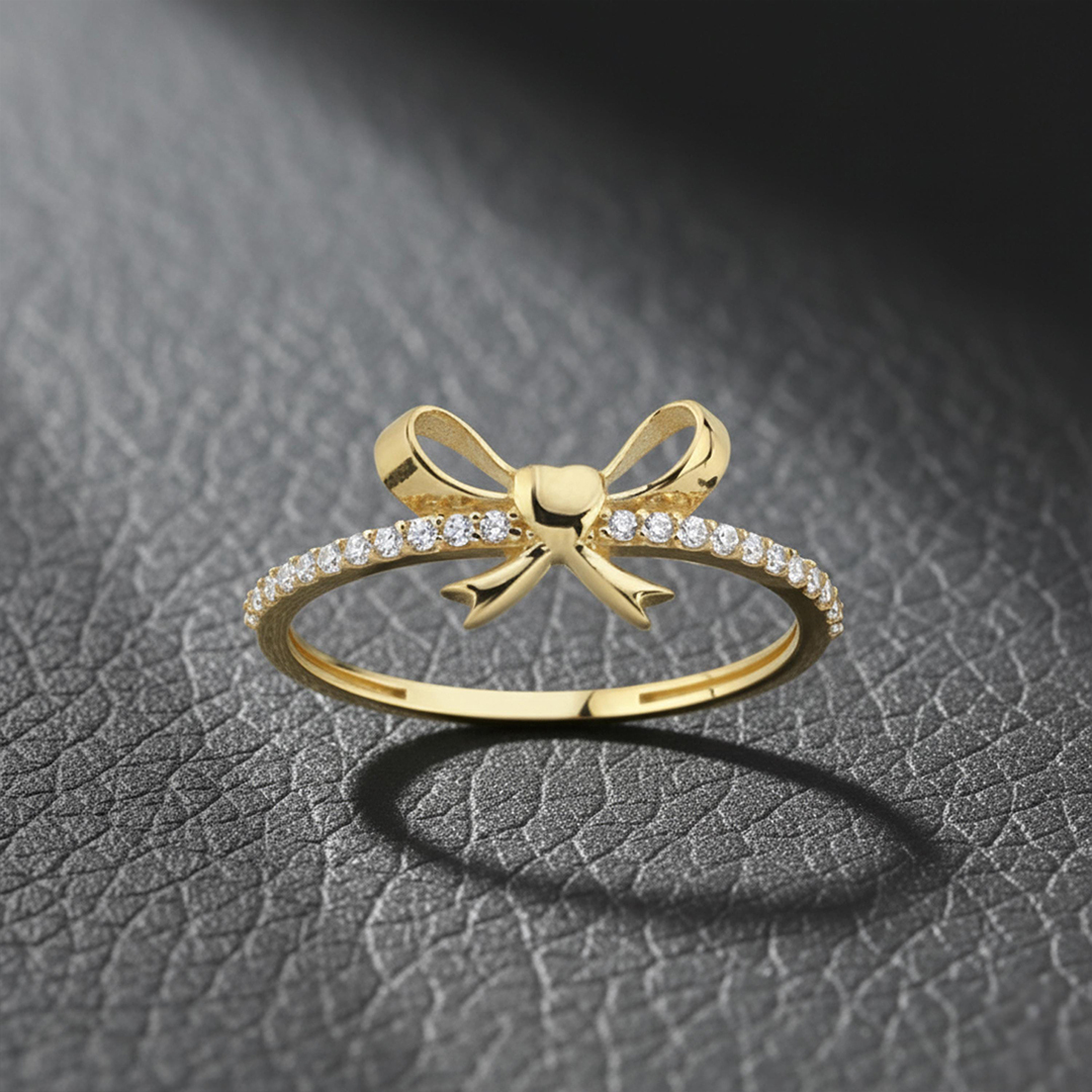 Mother-Daughter Bond Bow Ring