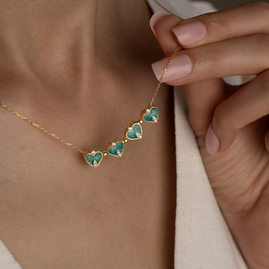 A Good Friend Is Lucky Four Leaf Clover Locket Necklace