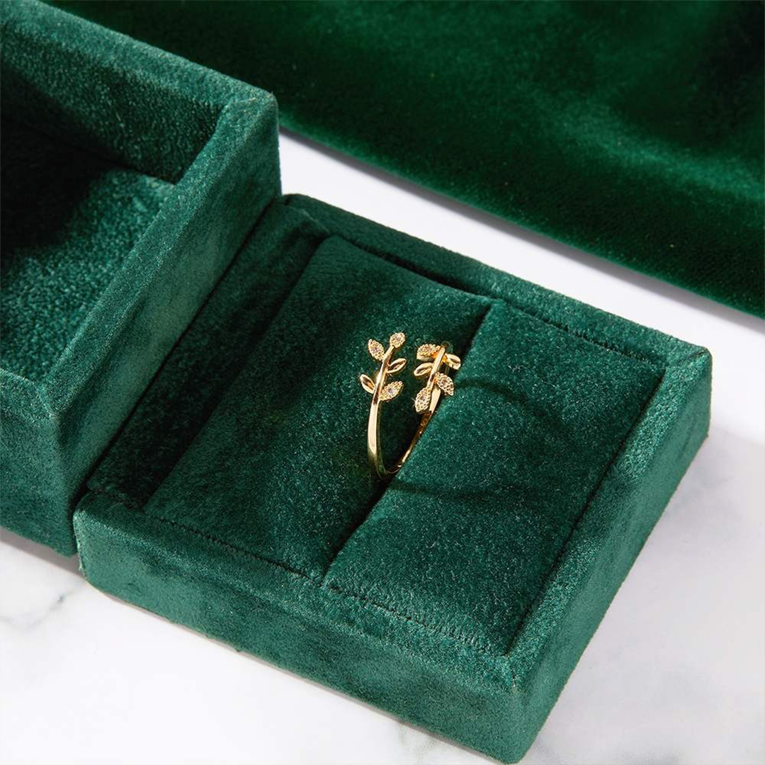 "BE-LEAF in yourself like I do" Leaves Ring