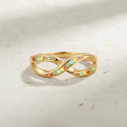 Autism Awareness Infinite Strength Ring