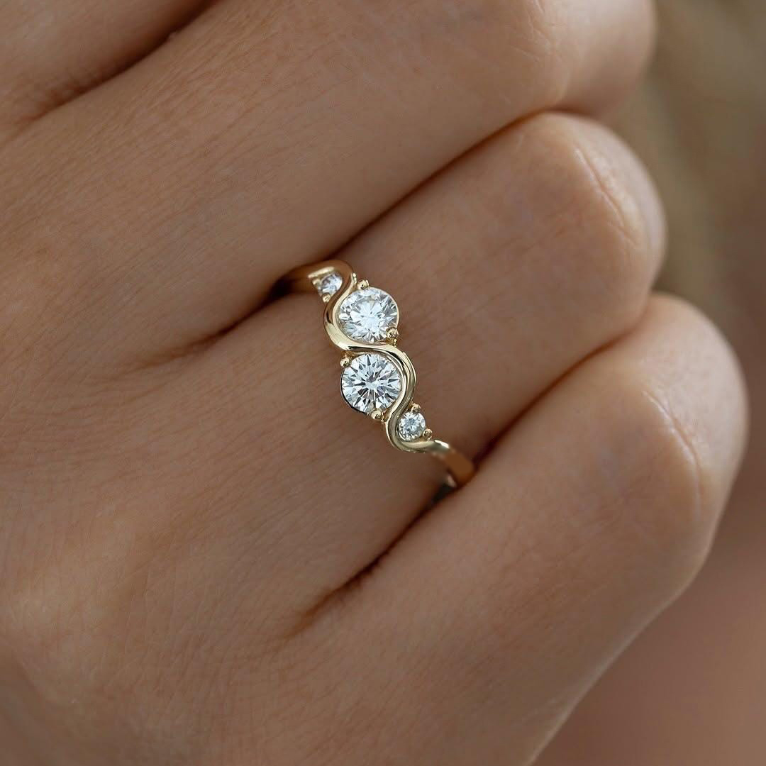 Through Deep Waters Infinity Twist Ring