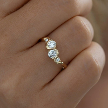 Through Deep Waters Infinity Twist Ring