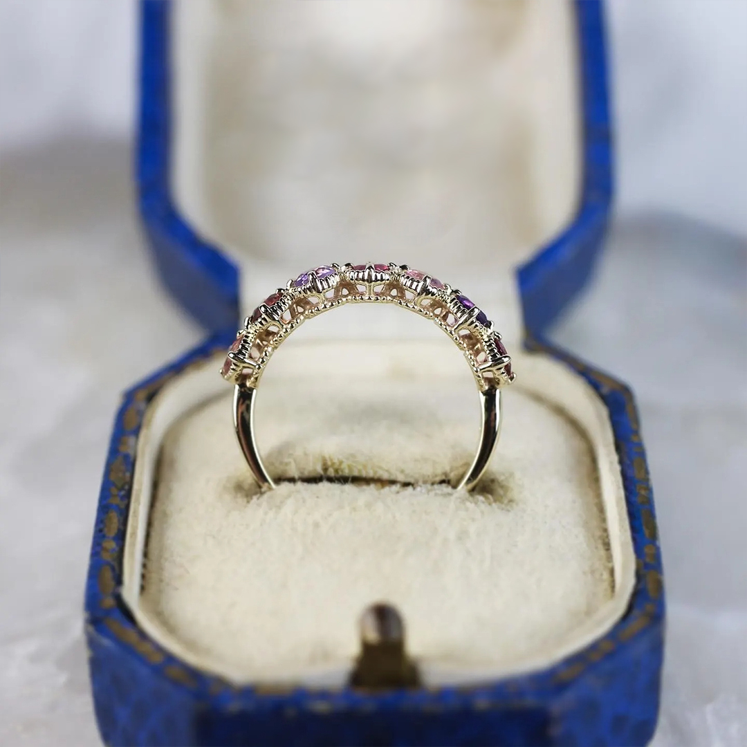 Grandma’s Tears of Joy A Lifetime of Love Birthstone Ring