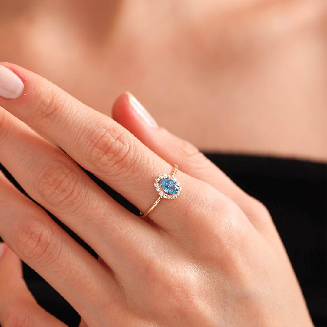 To My Mom Personalized Birthstone Ring