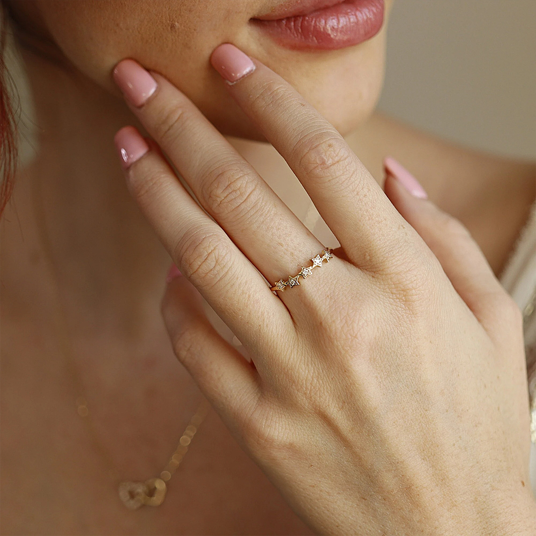 It's Ok To Not Be Ok Star Circle Ring