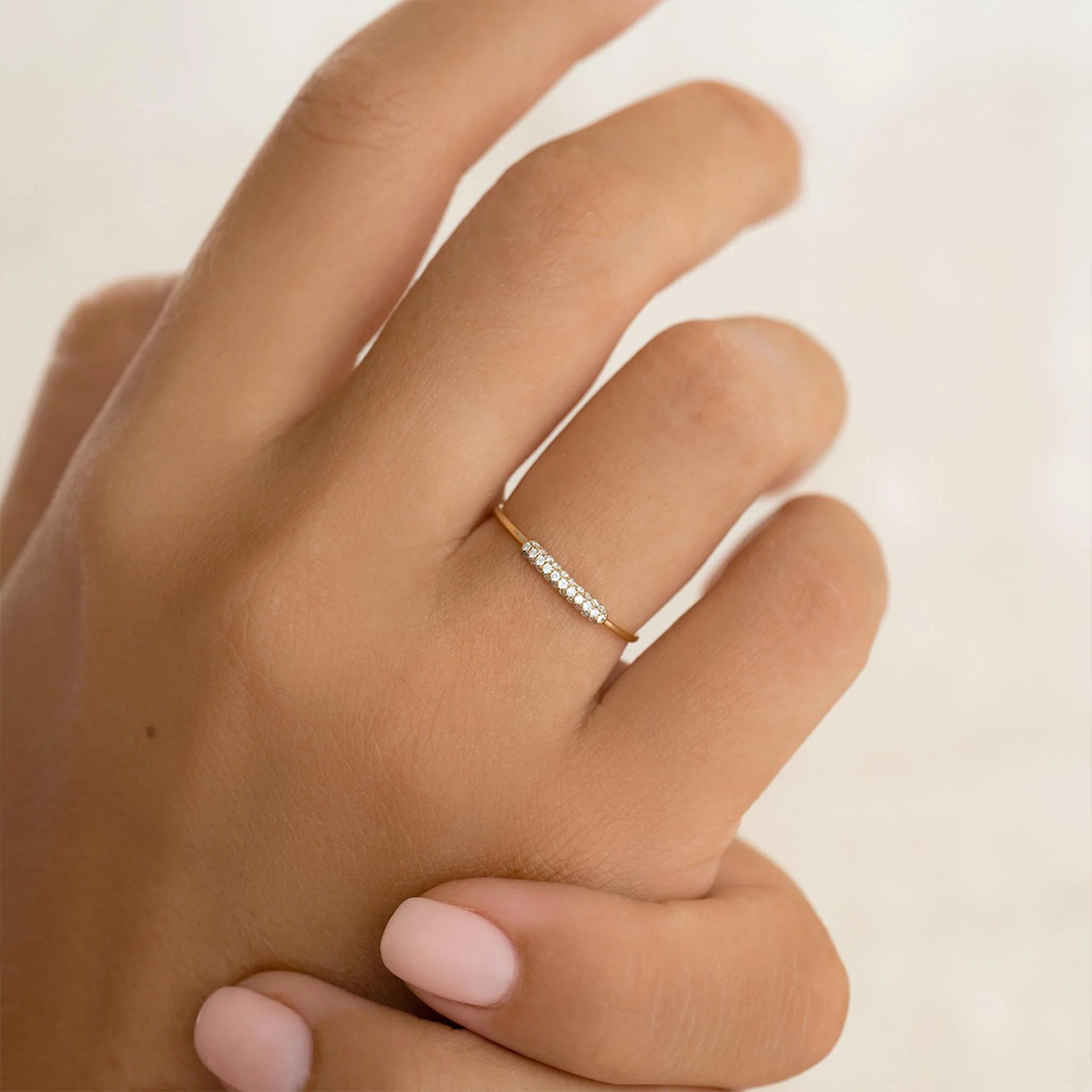 Choosing Myself Diamond Pave Ring