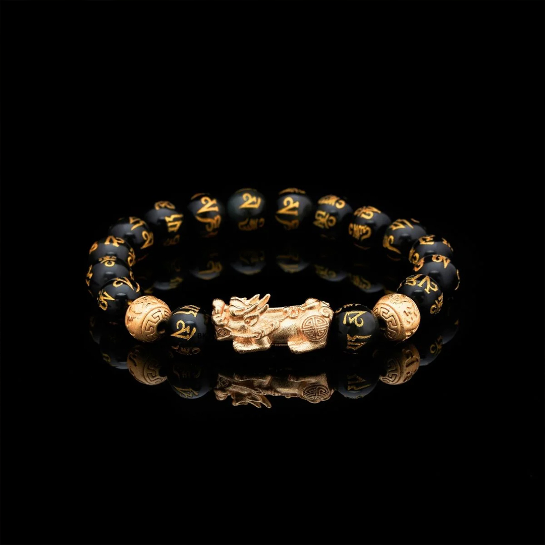 Feng Shui Bracelet – Pixiu Black Obsidian Bracelet for Better Sleep and Relaxation
