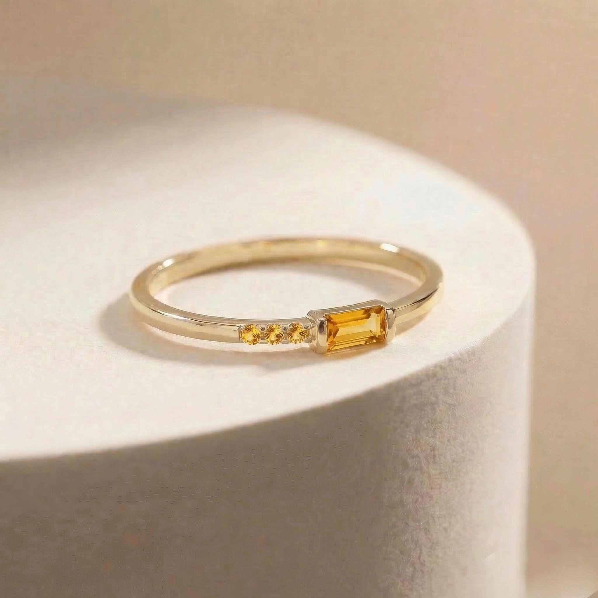 Multiple Sclerosis Awareness Nobody Fights Alone Baguette Ring