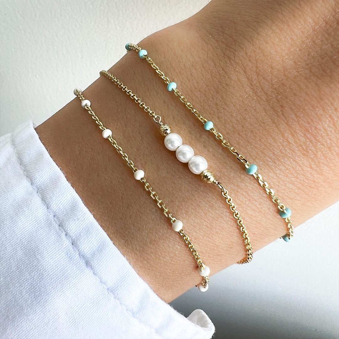 Father's Day Memorial Pearl Bracelet