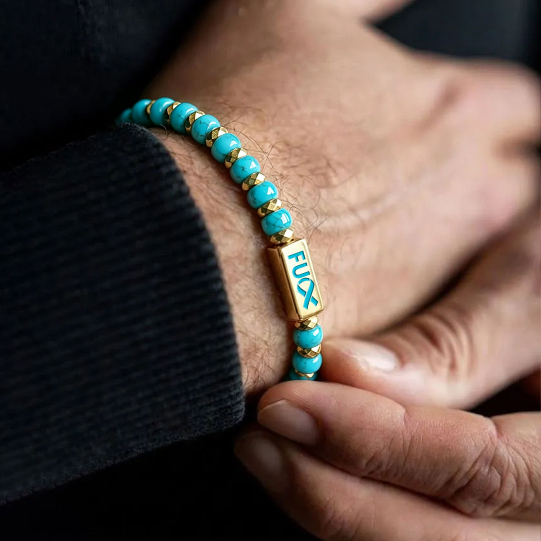 Ovarian Cancer Awareness Teal Magnet Bracelet
