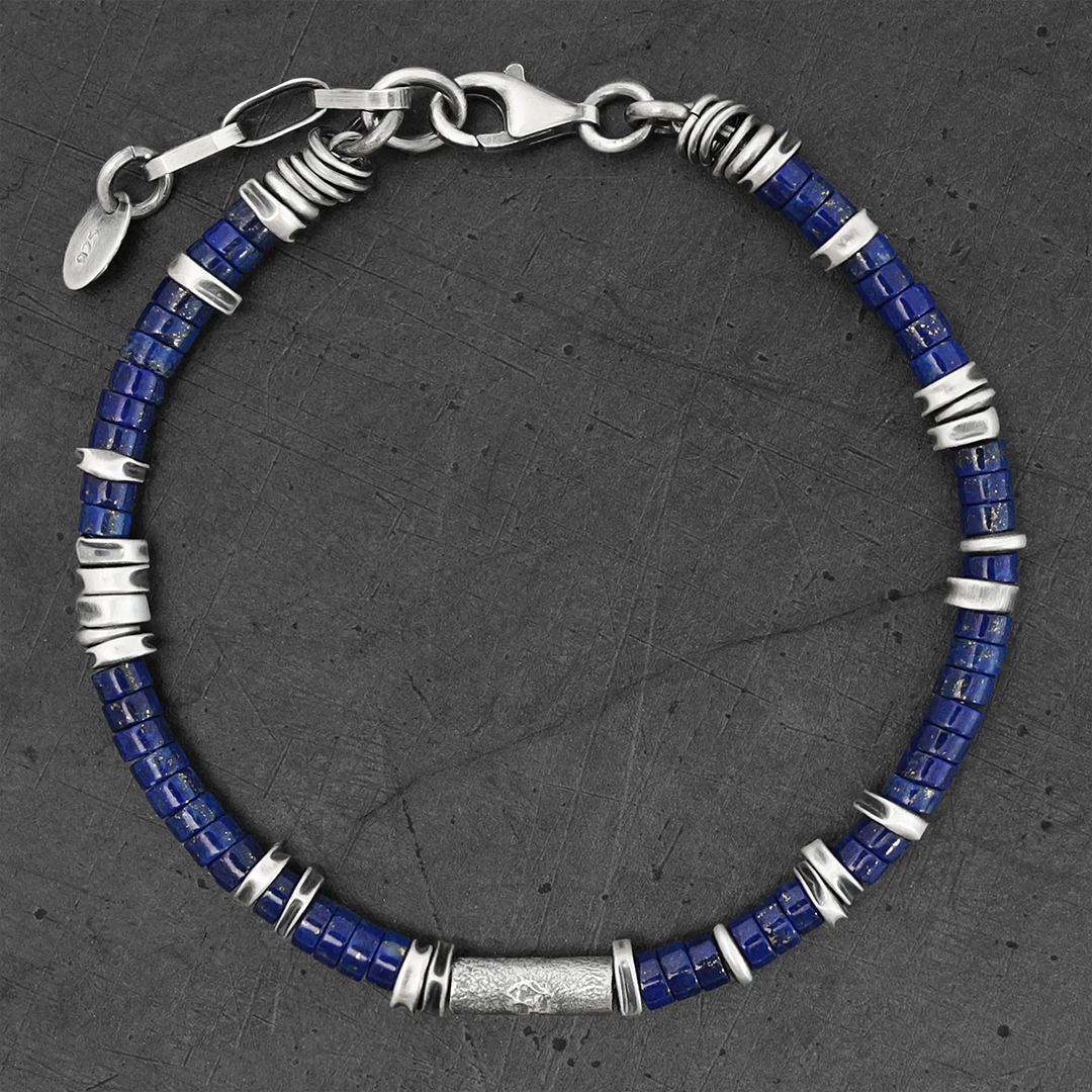 Prostate Cancer Awareness Courage Blue Bracelet