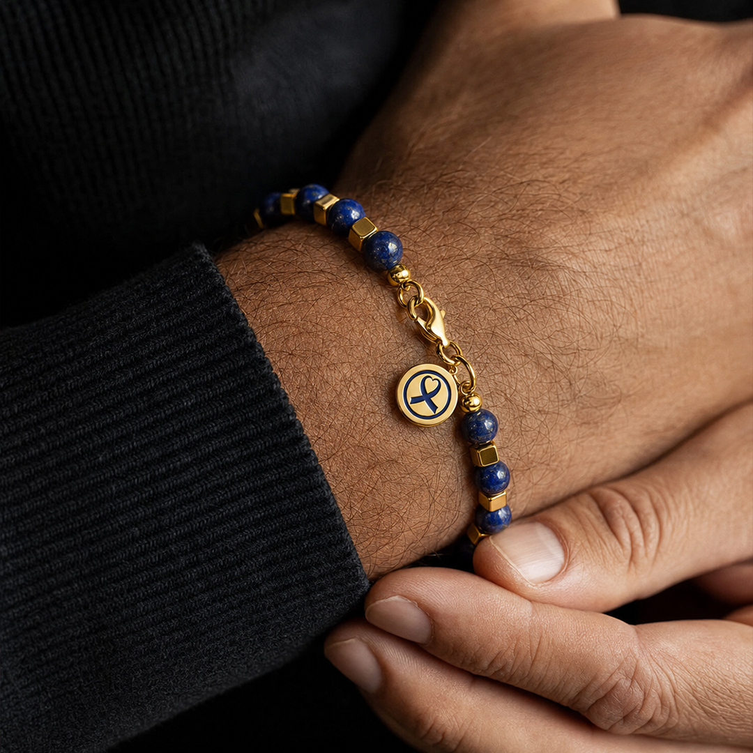 Hope for Dad Prostate Cancer Magnetic Ribbon Bracelet