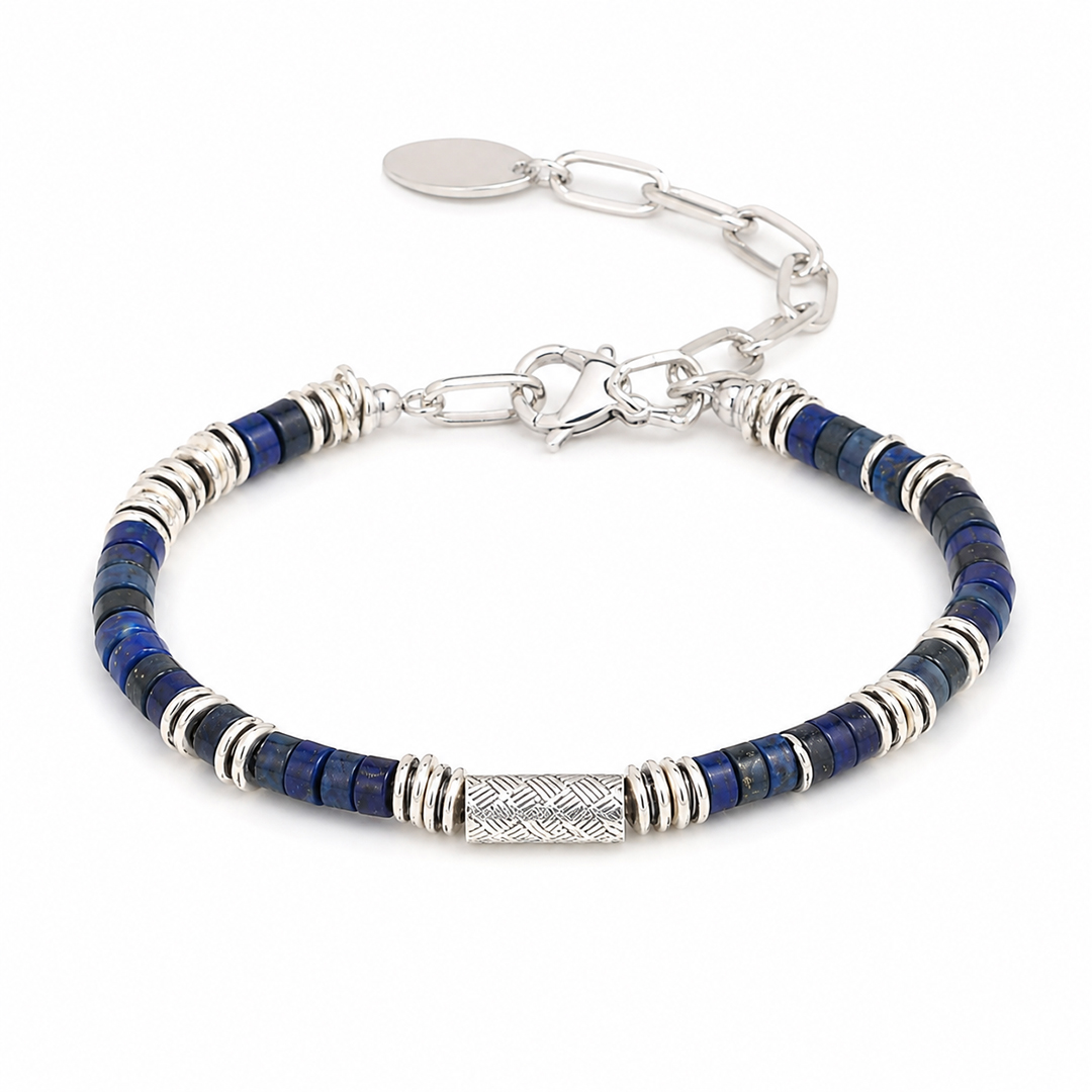 Prostate Cancer Awareness Light Blue Beaded Bracelet
