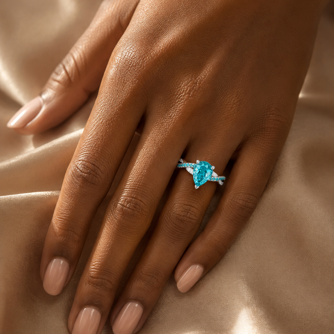 I Wear Teal for Myself Ovarian Cancer Support Ring