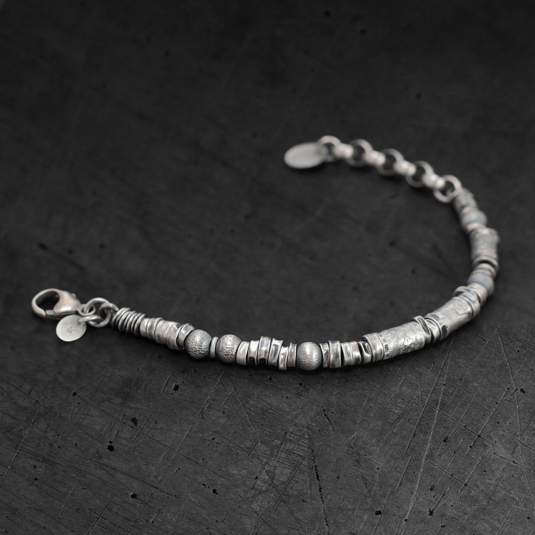 FUCK Parkinsons Grey Bead Bracelet