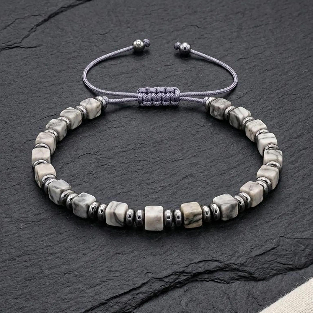 Fierce in White Lung Cancer Awareness Bracelet