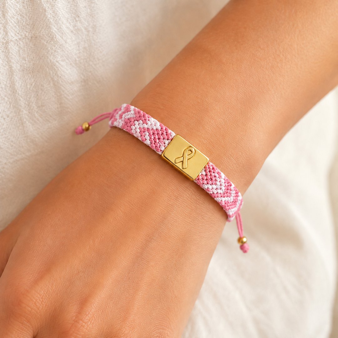 Enough in Every Chapter Breast Cancer Awareness Bracelet