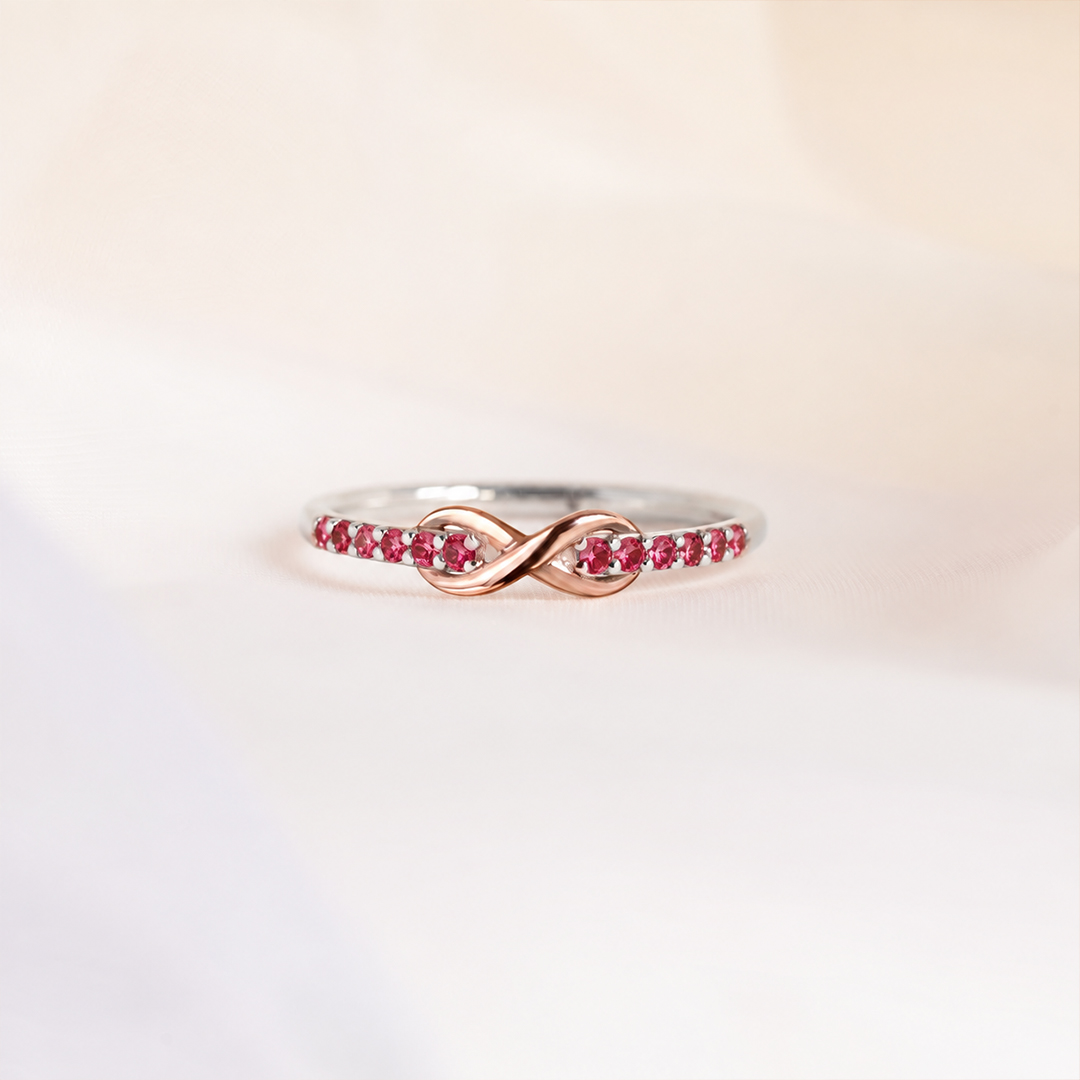 Stroke Warrior Nobody Fights Alone Infinity Ring