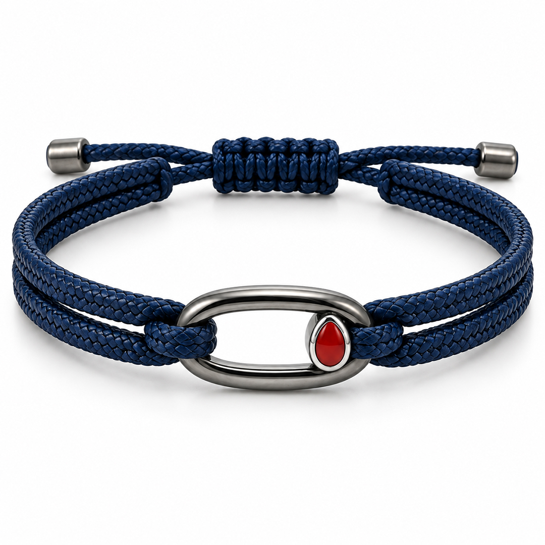 A Promise to Myself Diabetes Awareness Red and Blue Bracelet