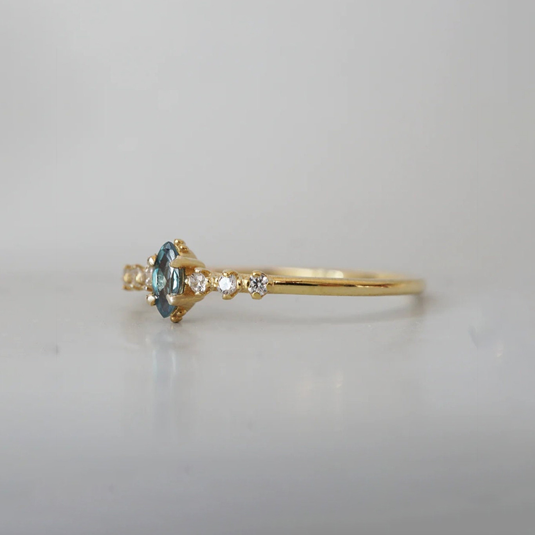Love Me Until I Am Me Again Teal Ring