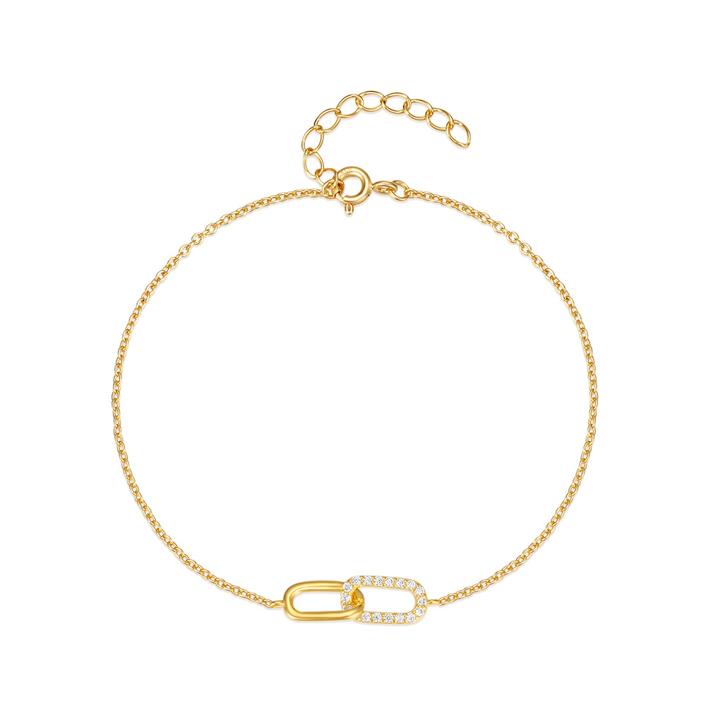 Unbreakable Friendship Is An Emotional Anchor Linked Bracelet