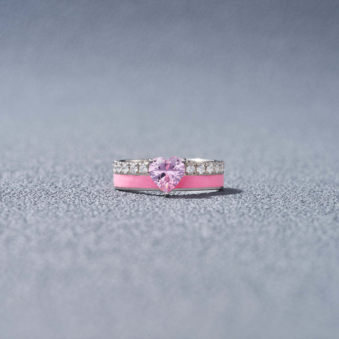 I Kicked Cancer's Ass Heart Ring