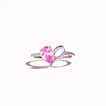 Always By Your Side Half Heart Ring