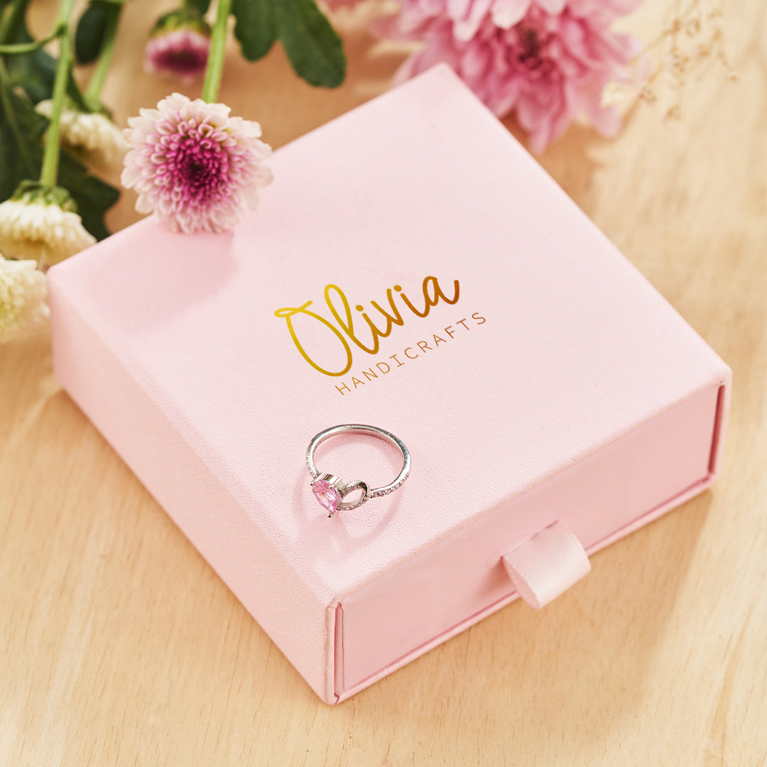 Half Of My Heart Lives In Heaven Half Heart Half Hollow Ring