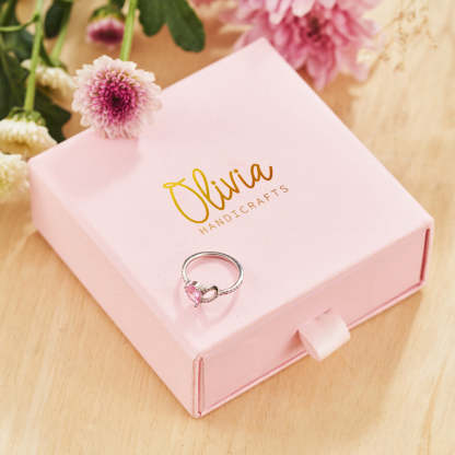 Half Of My Heart Lives In Heaven Half Heart Half Hollow Ring