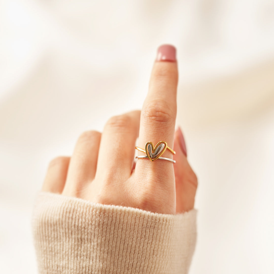 My Dear Daughter-Silver Crown Ring