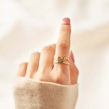 My Dear Daughter-Silver Crown Ring