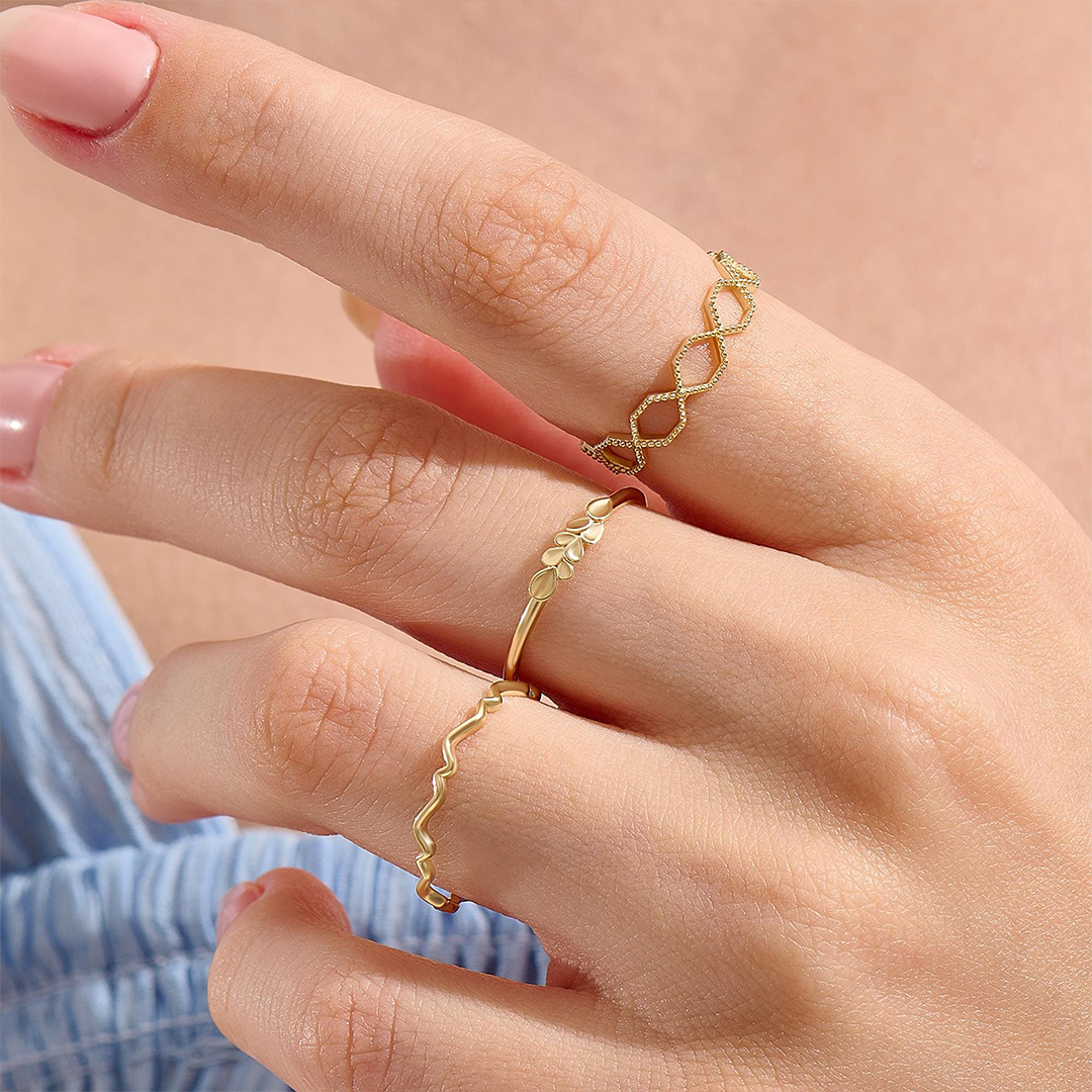 Pure Wave Circle Ring