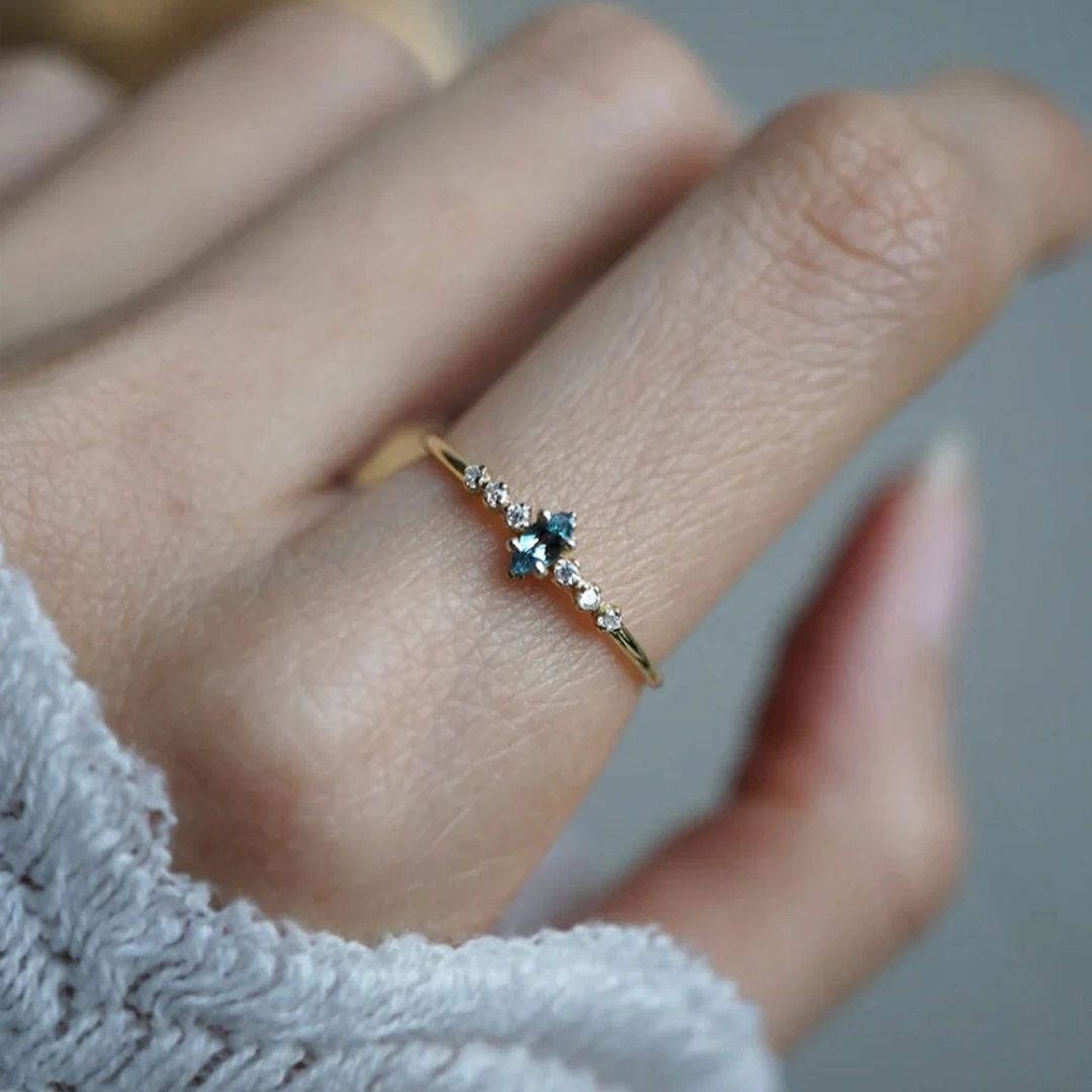 Love Me Until I Am Me Again Teal Ring
