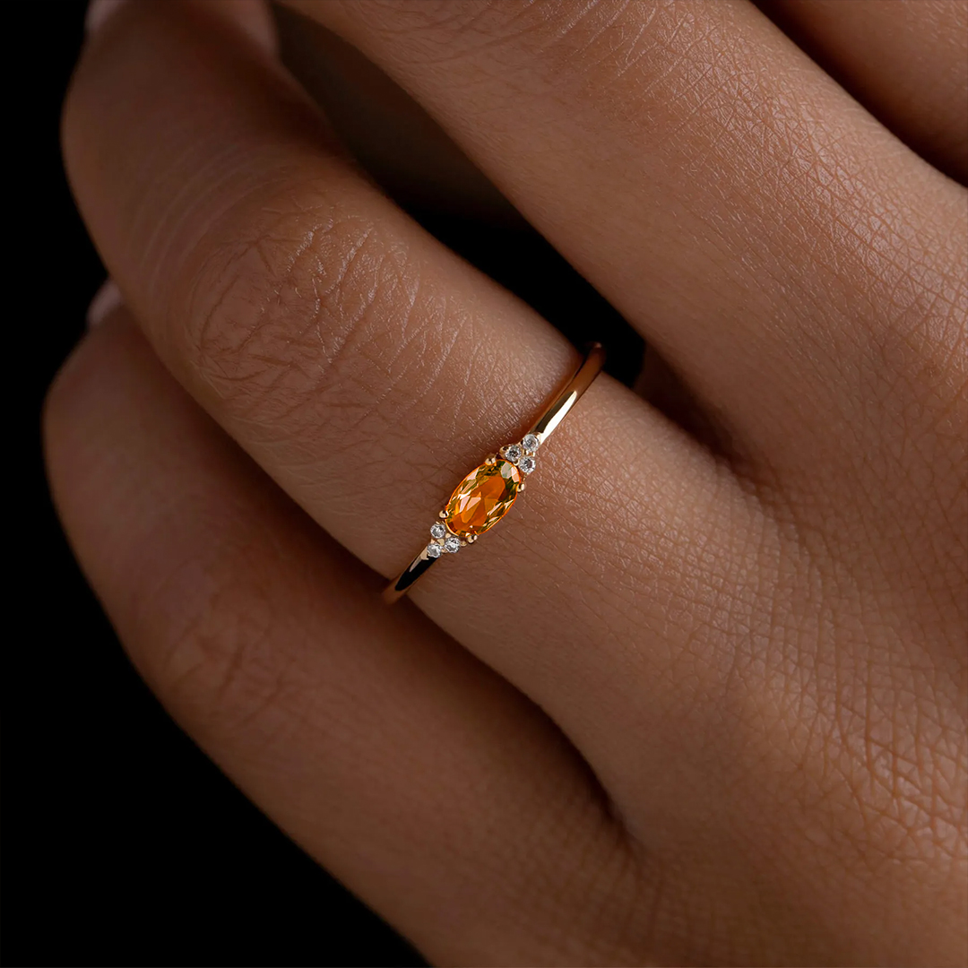 Multiple Sclerosis Minimal Oval Cut Ring