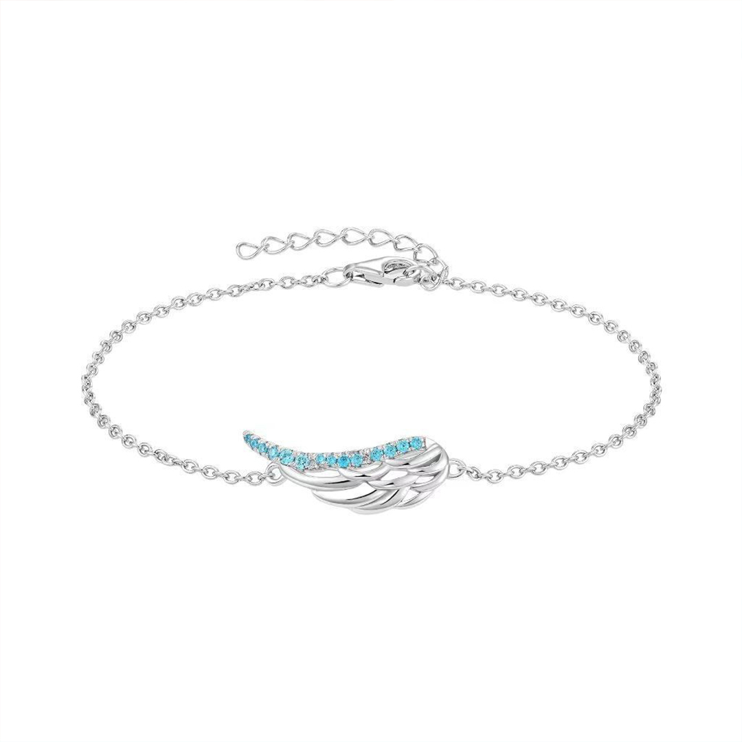 Hug From Heaven Ring Blue Bracelet