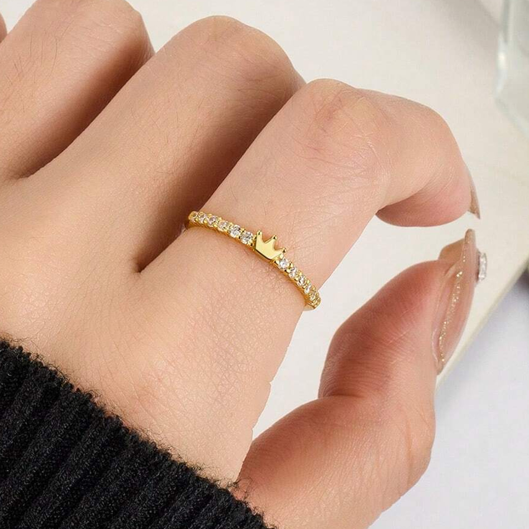 Minimalist Crown Ring