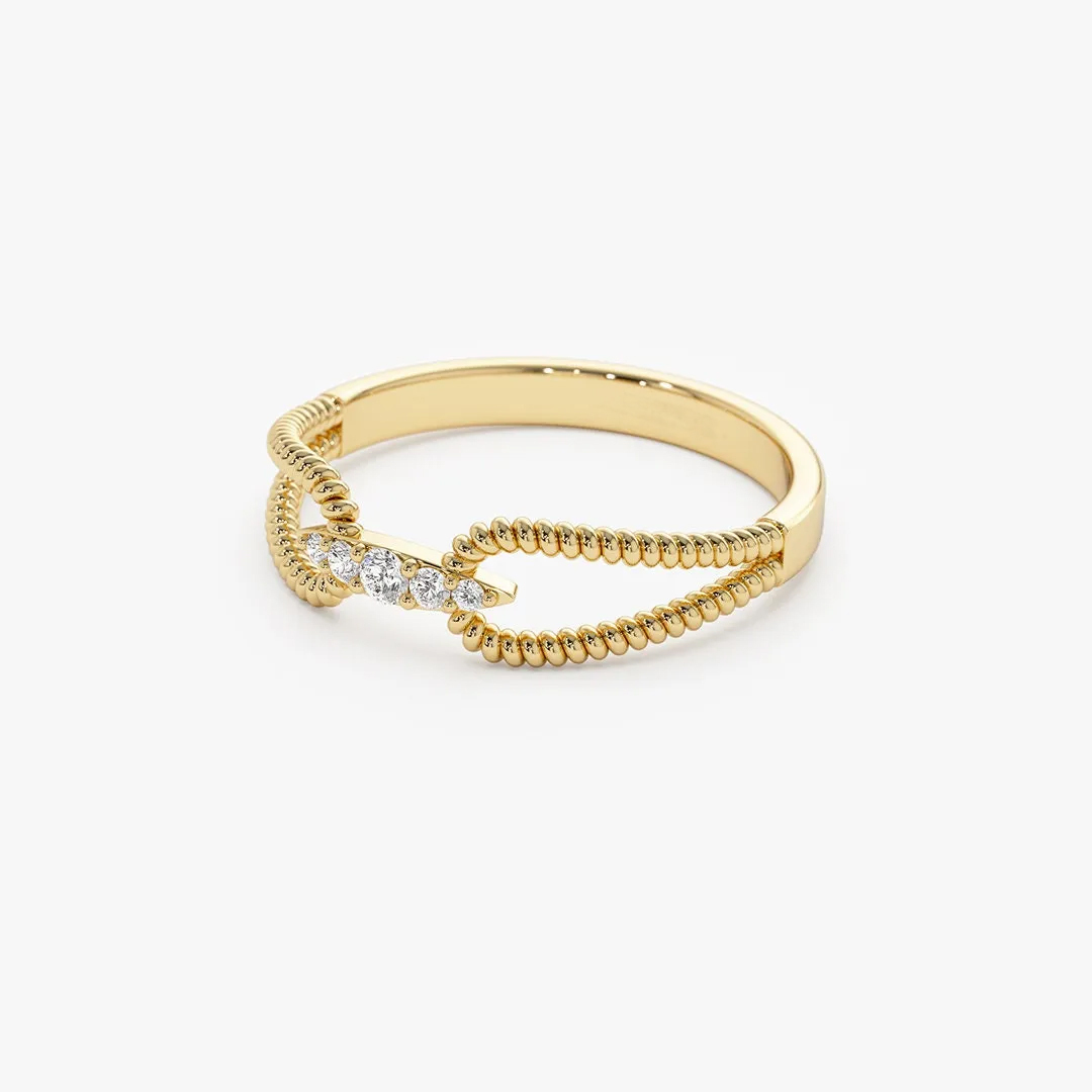 Mother & Daughter Forever Linked Double Rope Ring 