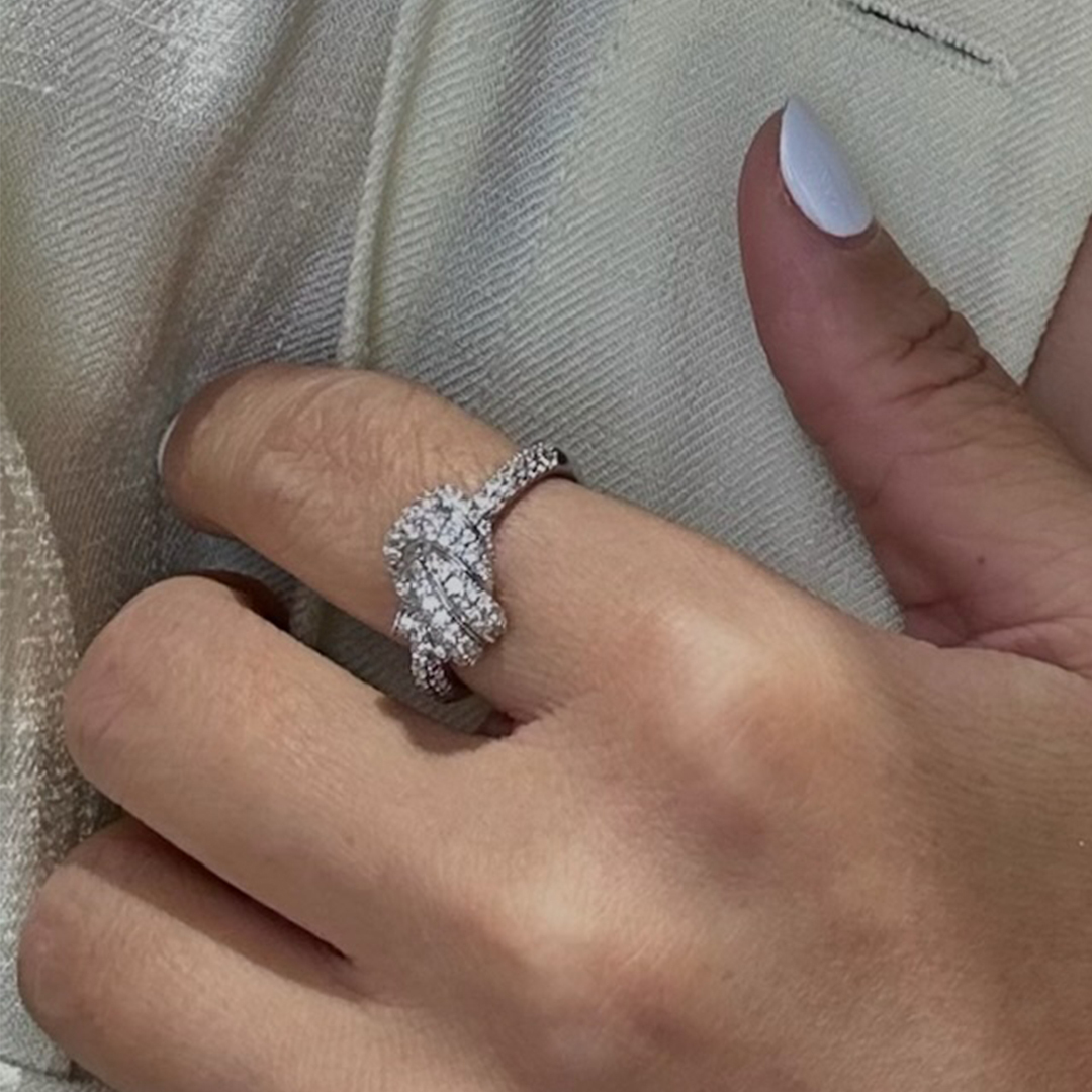 Wens Knot Silver Ring