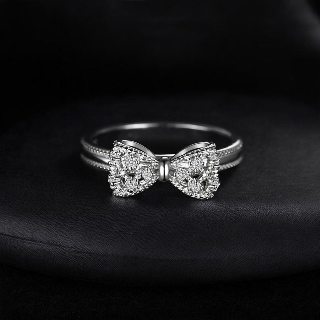 A Bond Tied by Love Bow Ring