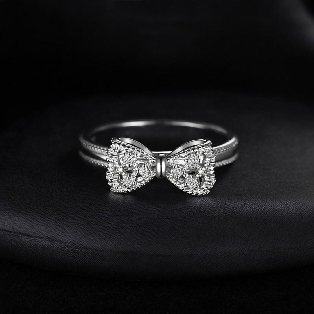 A Bond Tied by Love Bow Ring