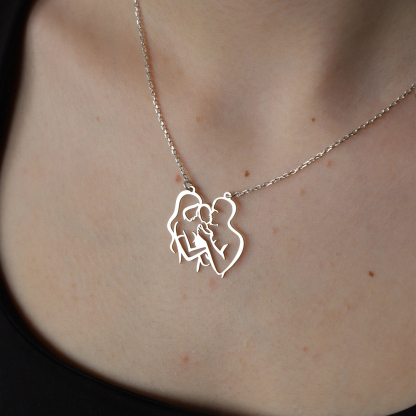 Never Apart Connection Family Necklace
