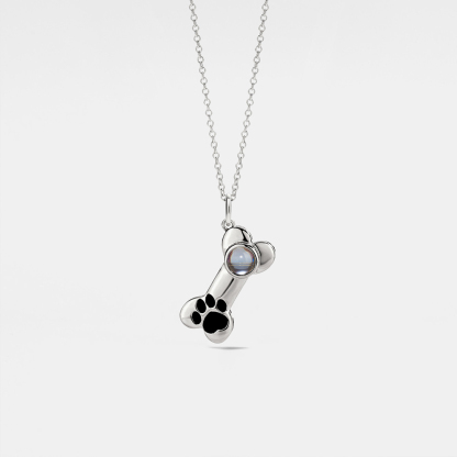 Personalized Keepsake Dog Bone Necklace