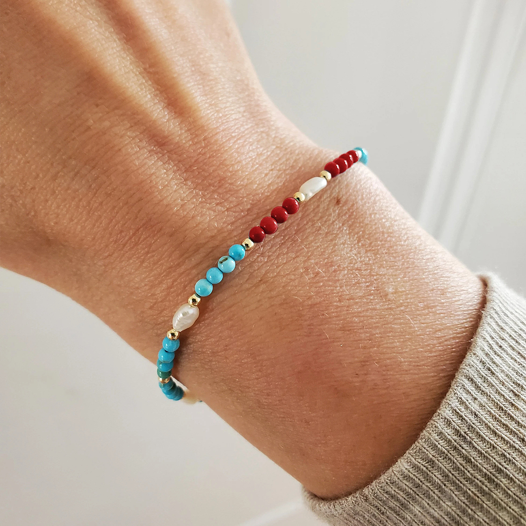Diabetes Awareness Heartbeat Hope Bracelet