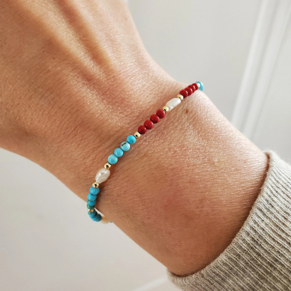 Diabetes Awareness Heartbeat Hope Bracelet