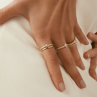 To Me From Me Diamond Circle Eternity Ring