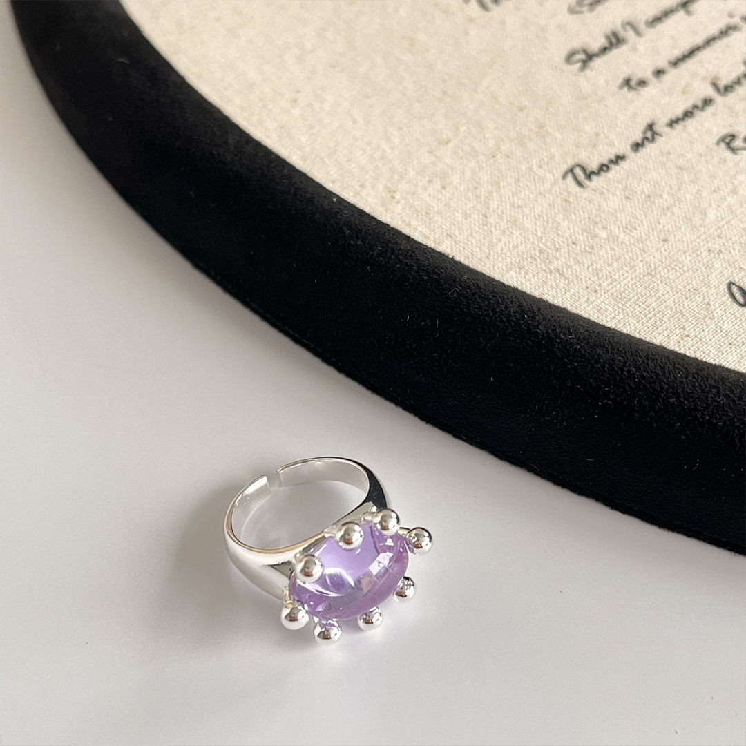 Self Love Adjustable Open Band Ring